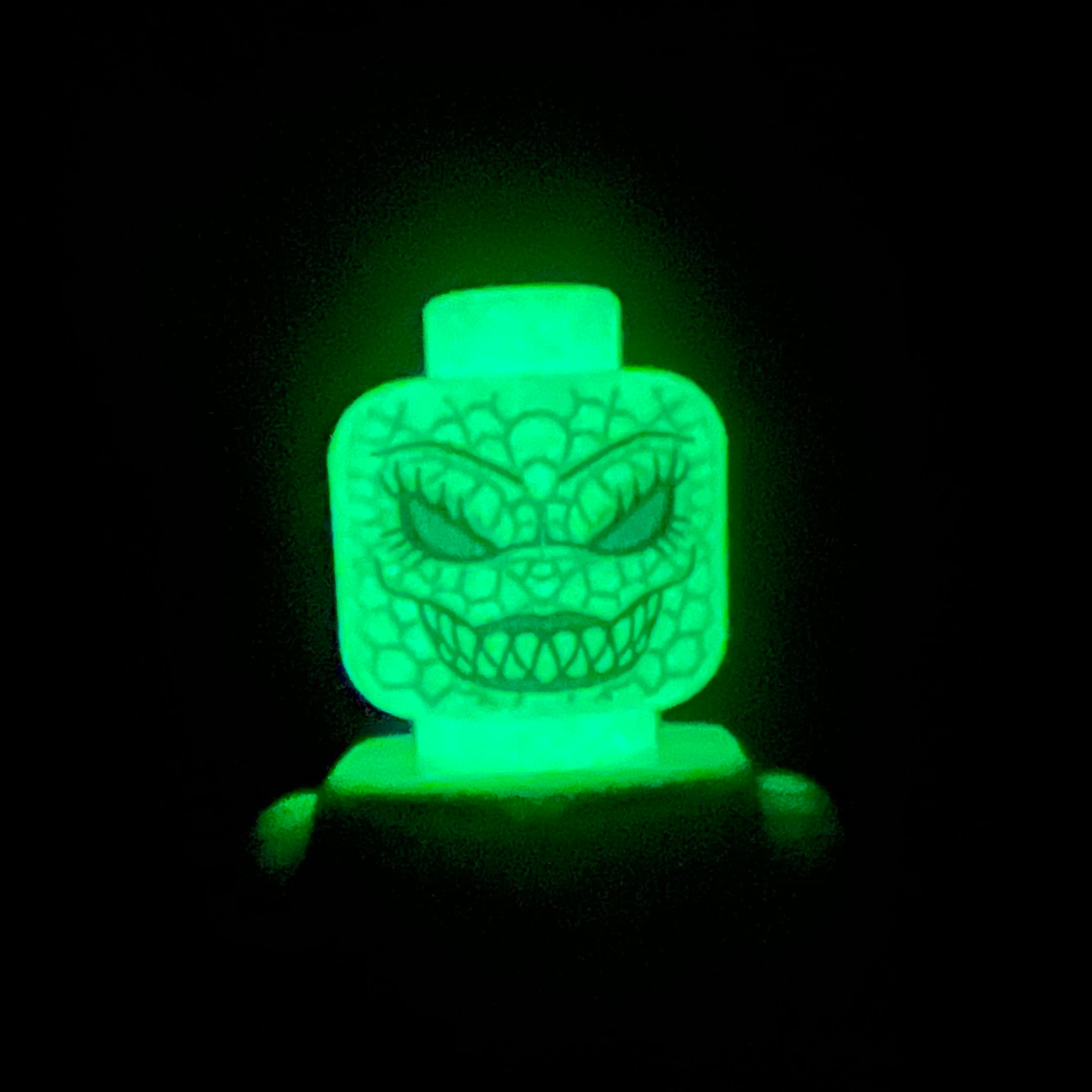 Color Croc white FULL FIGURE GLOW HEAD INCLUDED