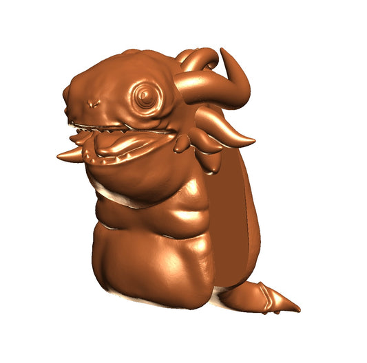 Custom Baby Kaiju Monster Head Pieace