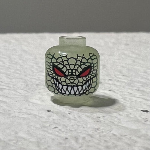 Angry Alligator translucent green GLOW HEAD ONLY
