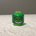 Angry Alligator translucent green HEAD ONLY