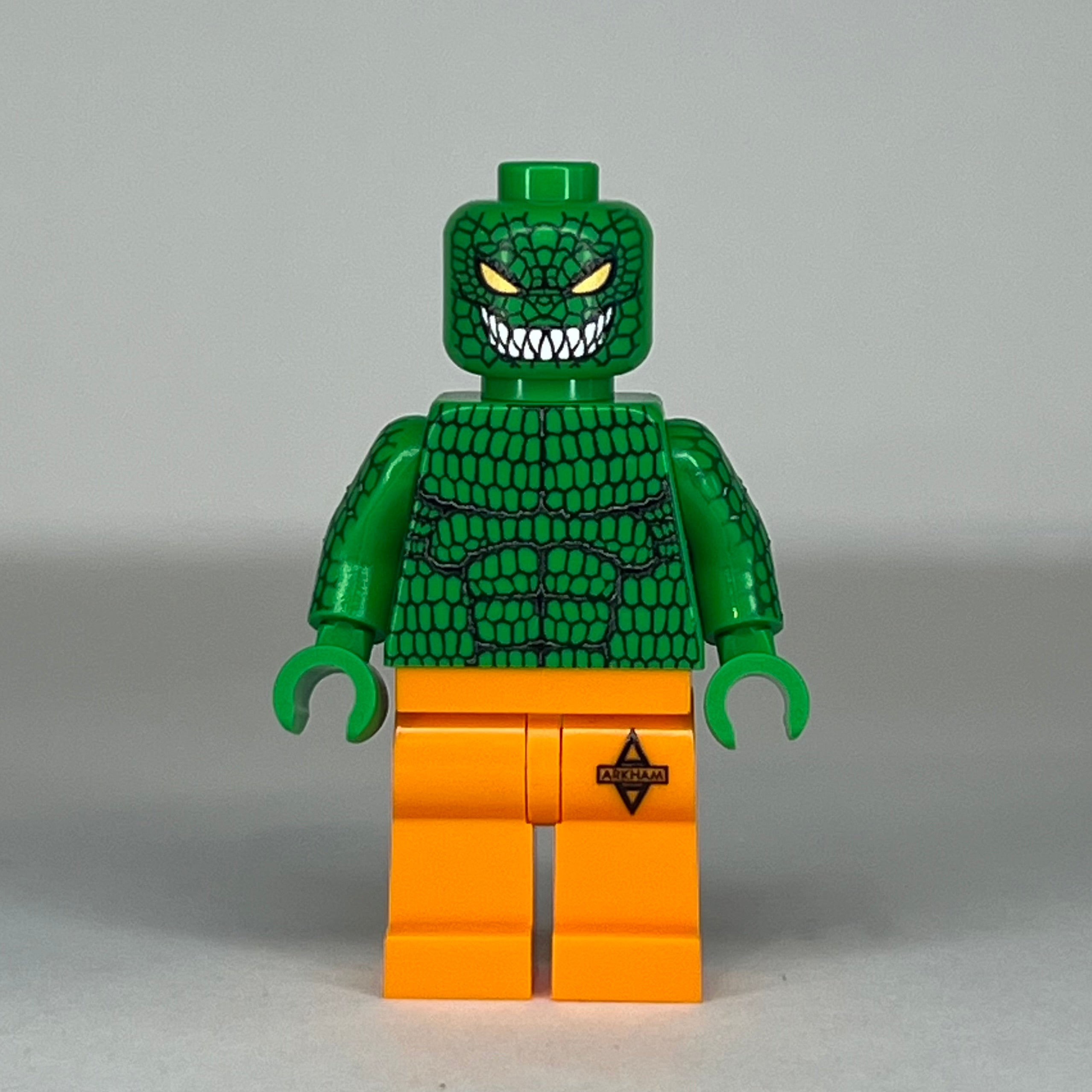 Angry Alligator bright green FULL FIGURE GLOW HEAD INCLUDED