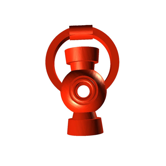Custom Lego Red Lantern Power Battery UV PRINTED