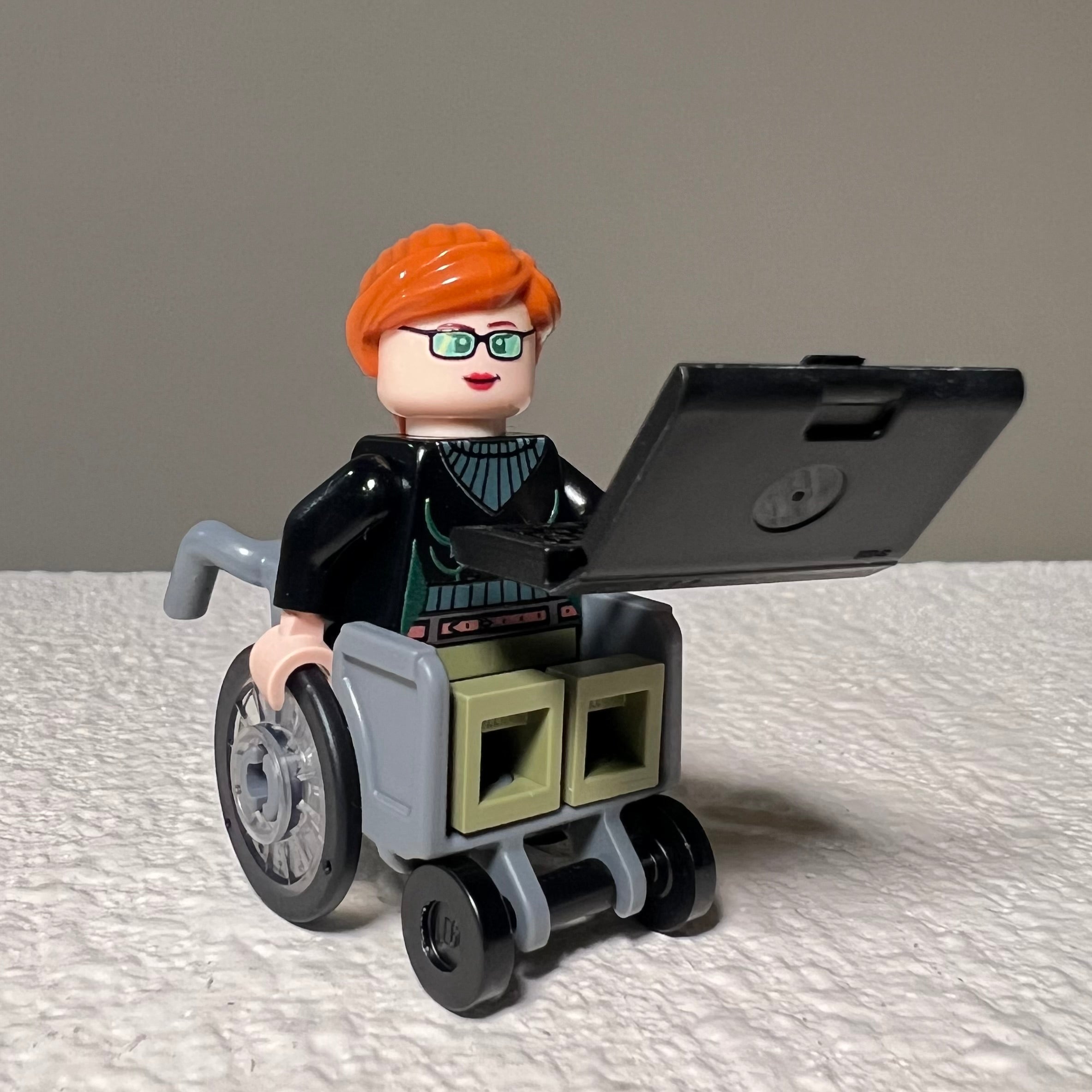 Secret Identity Barbara FULL FIGURE - COMES WITH CHAIR AND CUSTOM PRINTED LAPTOP