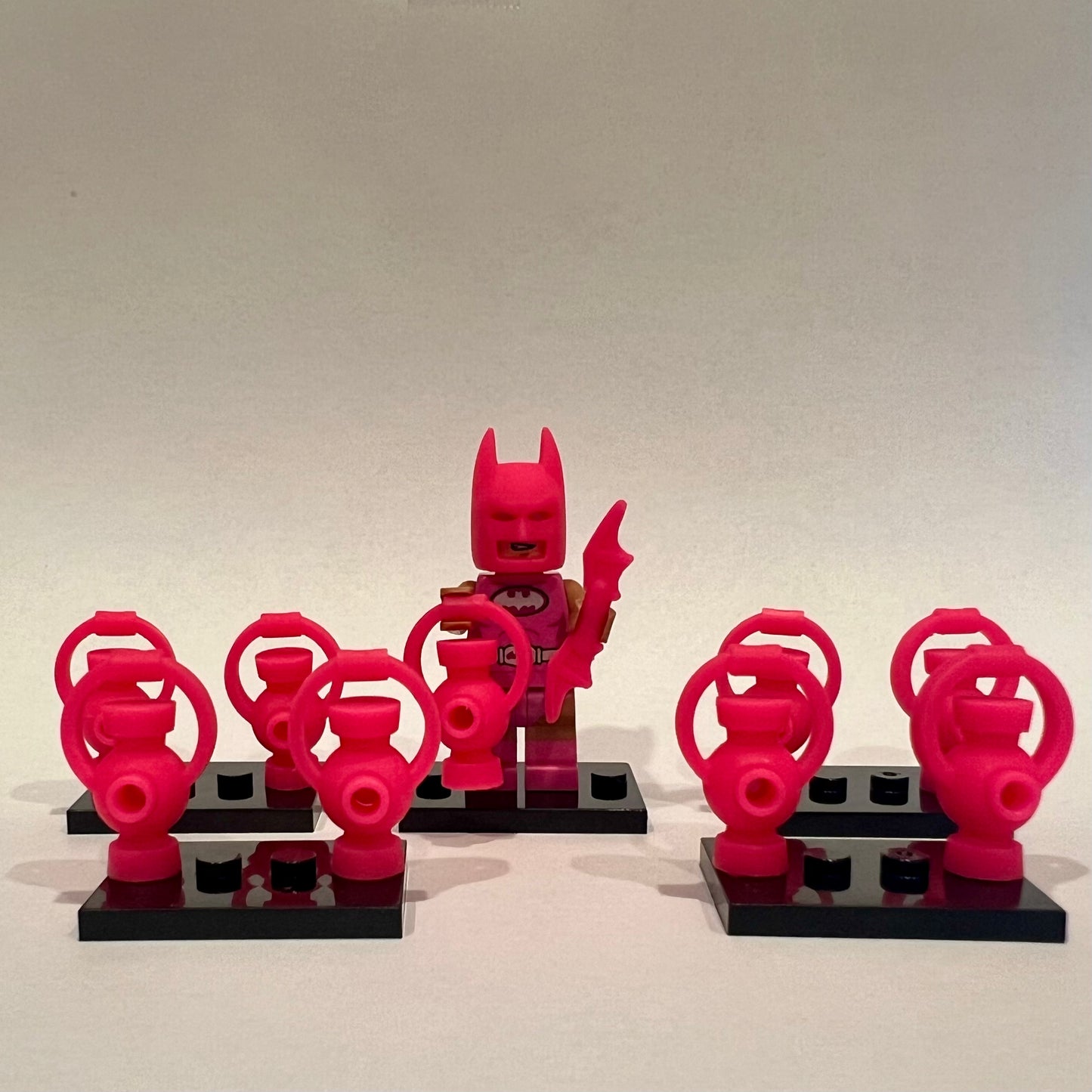 Custom Lego Pink Batarang UV PRINTED