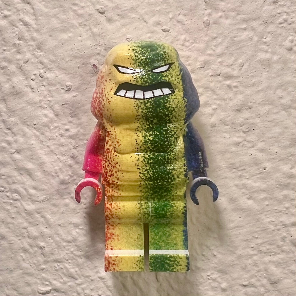 Rainbow Monster- FULL FIGURE- front and back printing