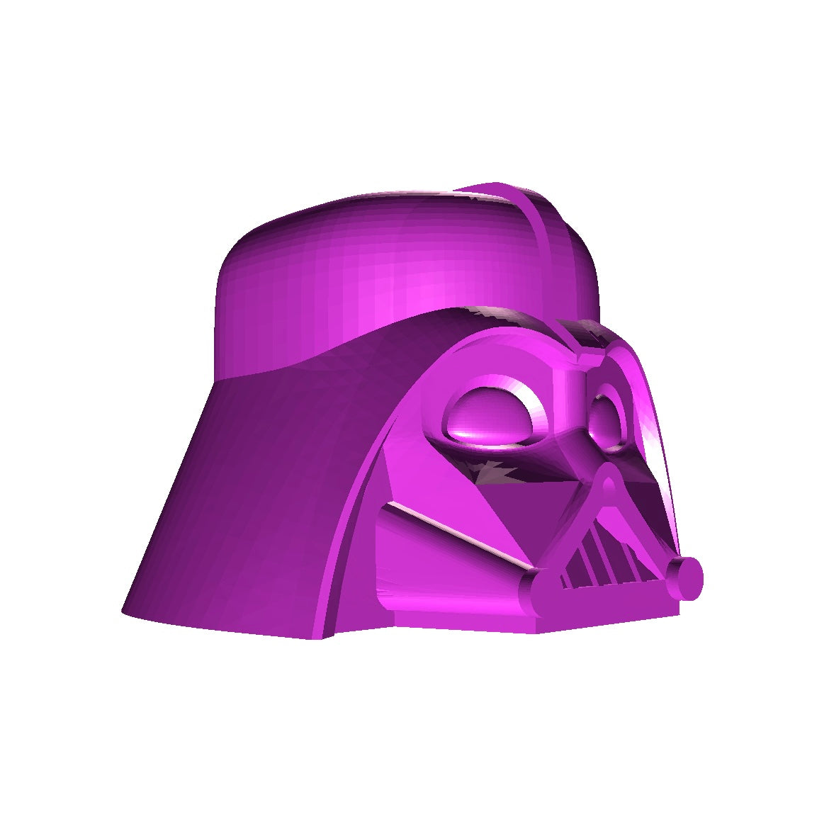 Custom pink Lego Darth Vader Helmet UV PRINTED