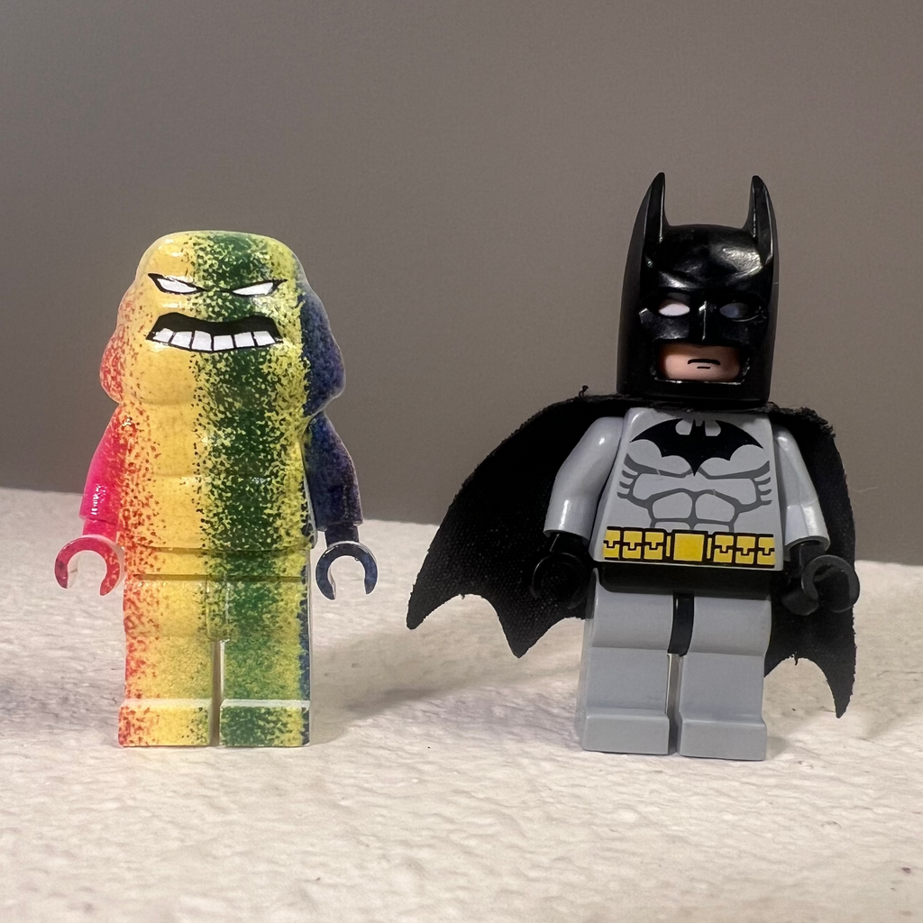 Rainbow Monster- FULL FIGURE- front and back printing